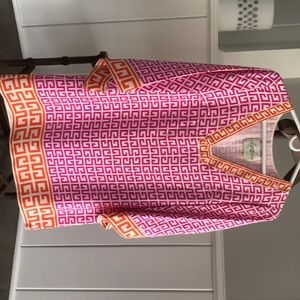 XS Alice & Trixie Greek key dress 100% silk